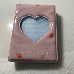 Pink strawberry PVC photo album